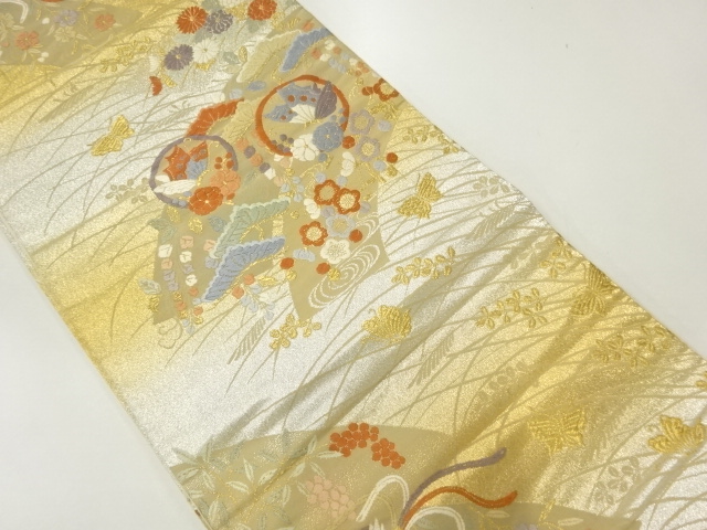 Japanese Kimono / Fukuro Obi Silk